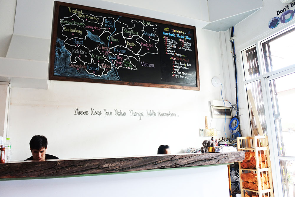 One Stop Hostel Phnom Penh受付