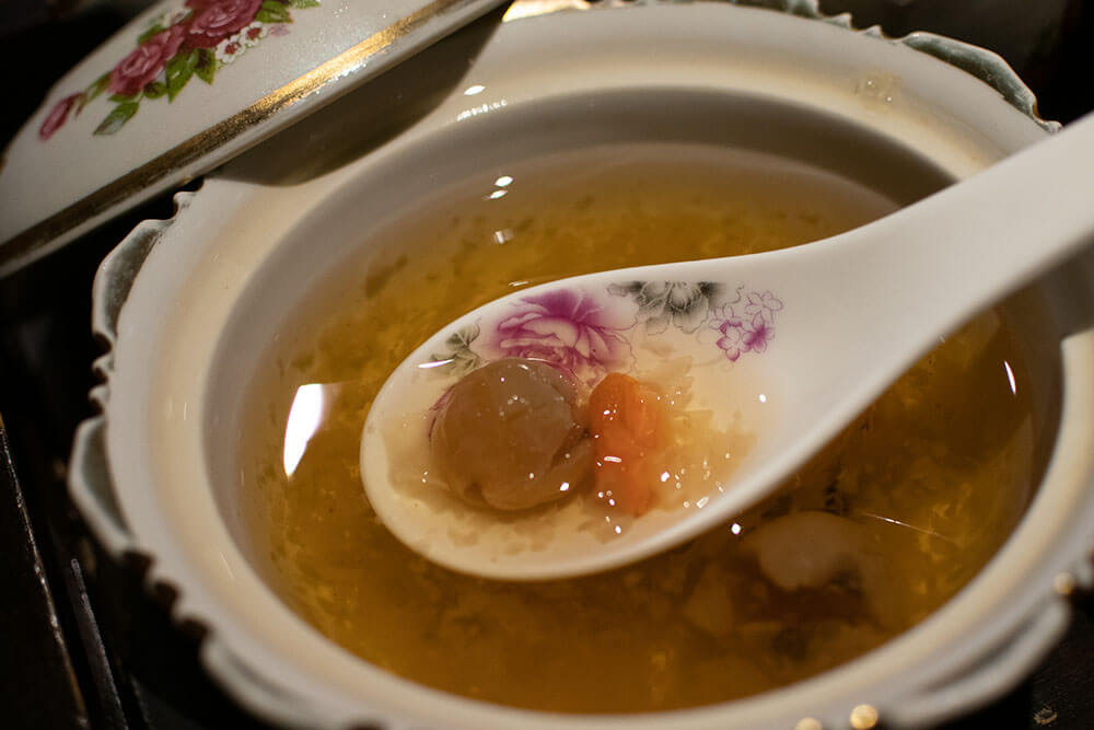 施術後に食べる白木耳湯