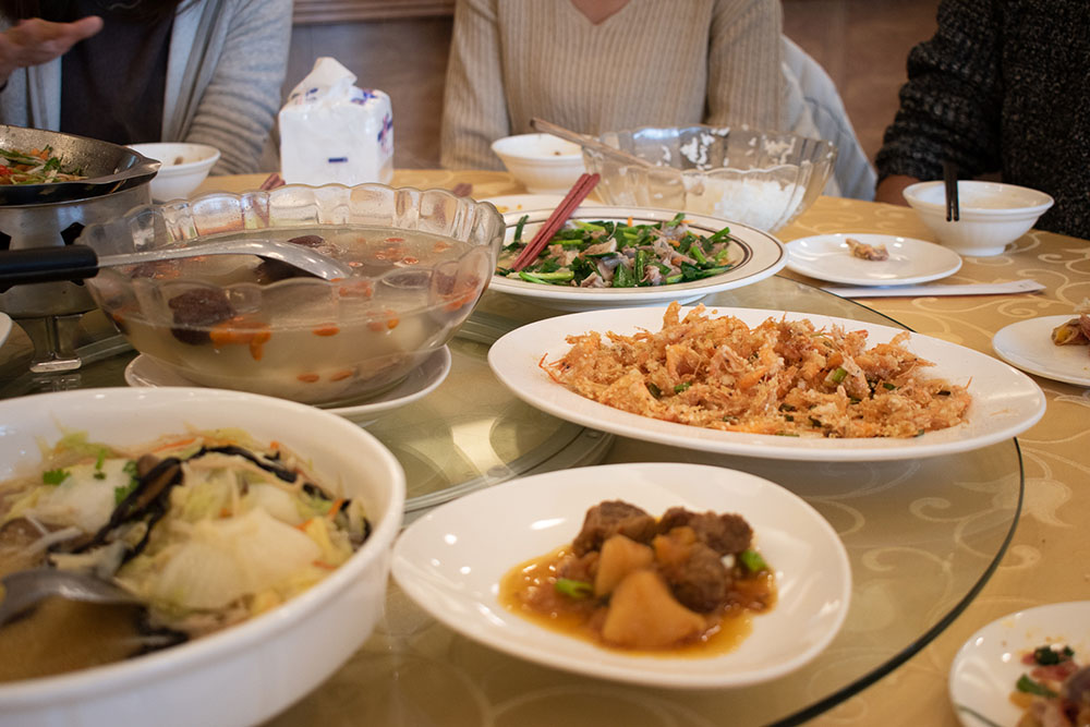 湯神会館で食べた客家料理