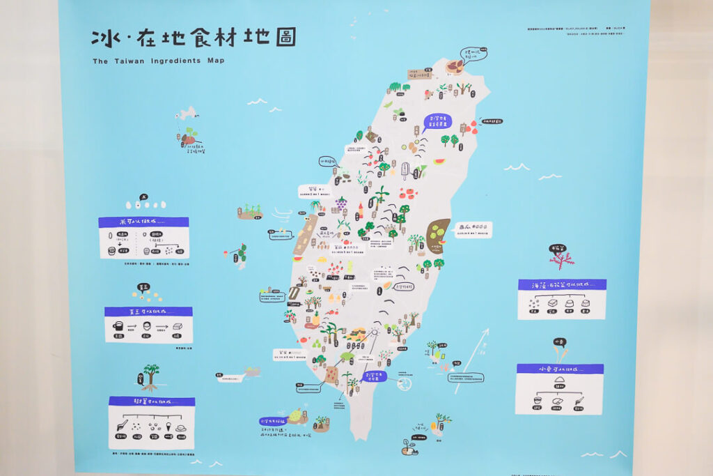主題館（群島共振）冰・在地食材地圖